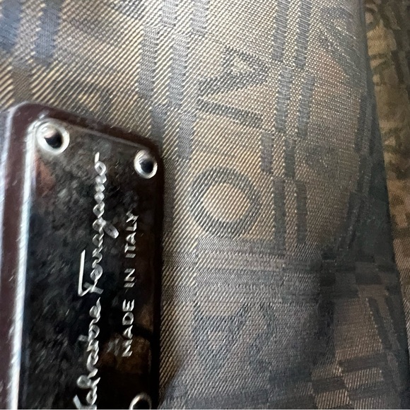 Plastic Coated Silk Ferragamo Tiger Tote - Picture 10 of 12